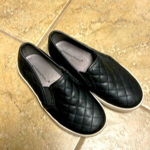 Black Rampage girls slip on shoes size 12